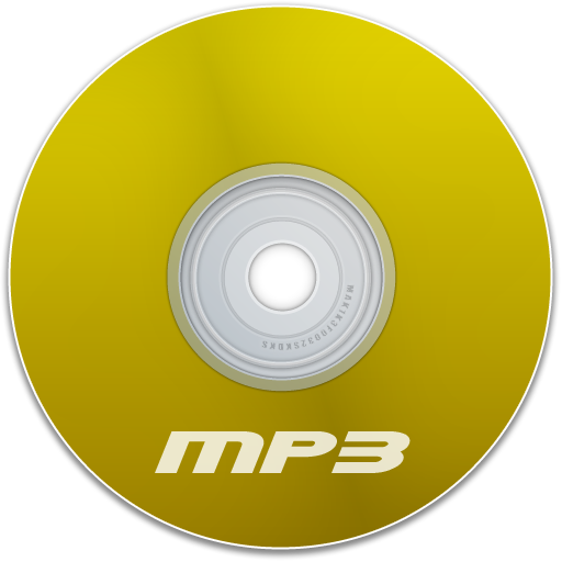 Mp3 Yellow Icon 512x512 png